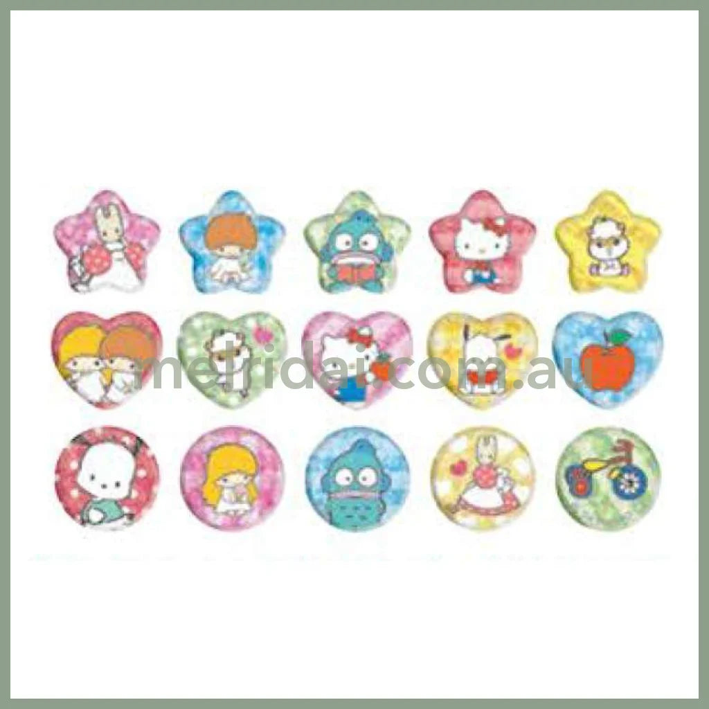Sanrio | Sanrio Characters Sticker Set H100×W100Mm 15 Pieces
