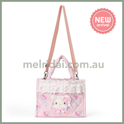 SANRIO | Charmmy Kitty 2 Way Tote Bag 230×110×175mm (White Frill Design)
