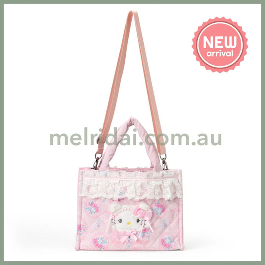 SANRIO | Charmmy Kitty 2 Way Tote Bag 230×110×175mm (White Frill Design)