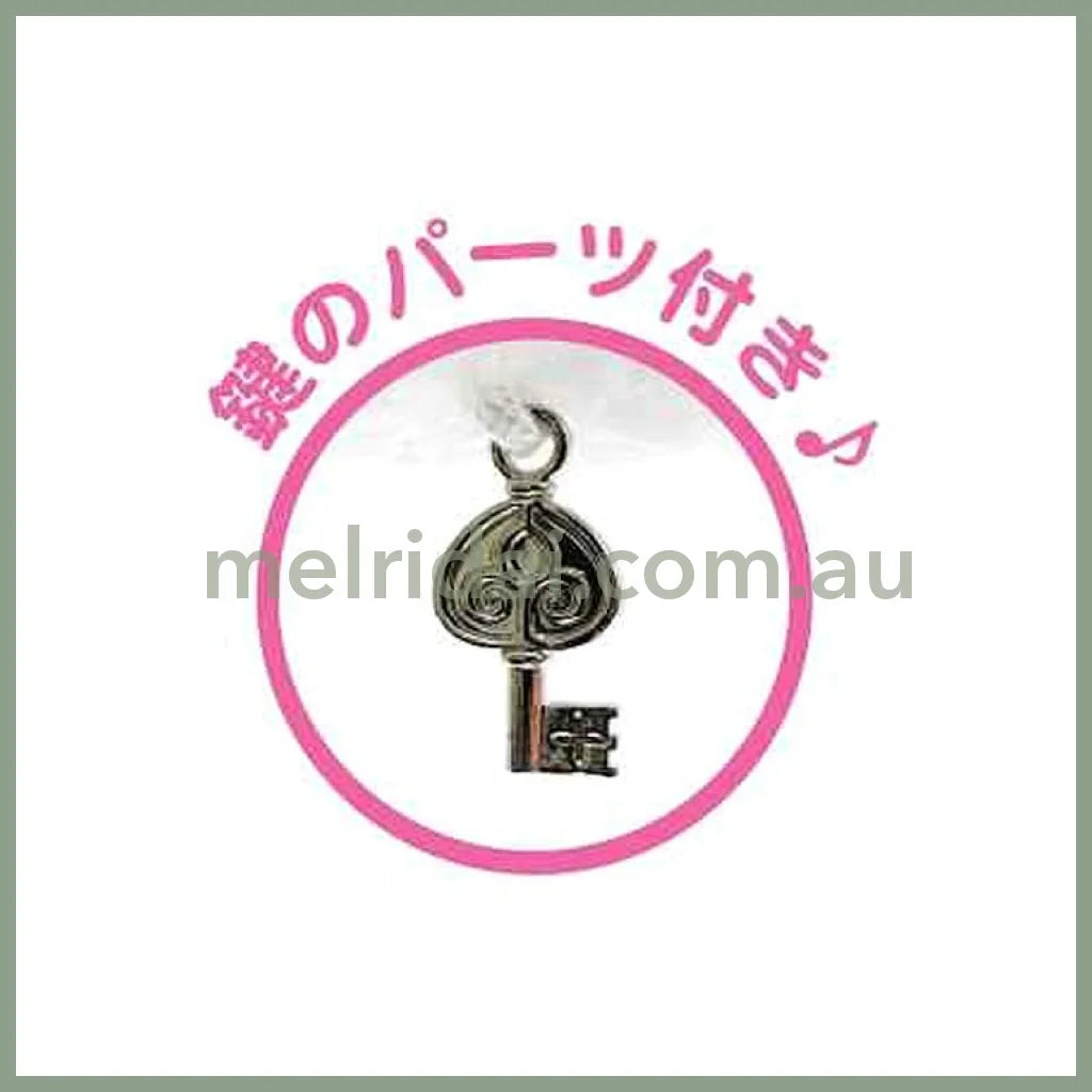 SANRIO | Charmmy Kitty Face-shaped Coin Purse Plush Keychain Bag Charm 102×80×35mm (Heart-pounding Memories Heisei