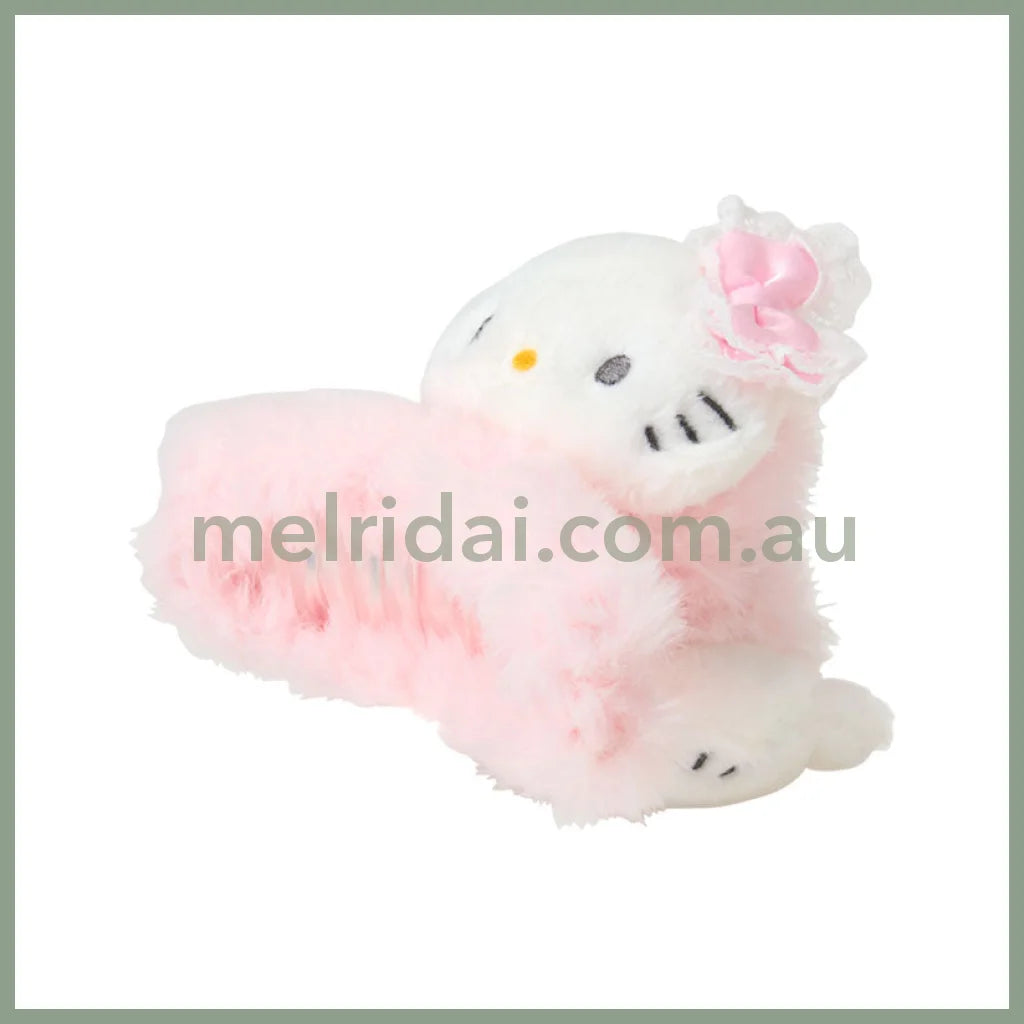 SANRIO | Charmmy Kitty Mascot Hair Claw Clip 120×80×80mm (Fluffy Face)