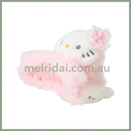 SANRIO | Charmmy Kitty Mascot Hair Claw Clip 120×80×80mm (Fluffy Face)