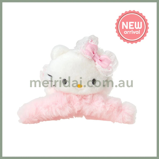 SANRIO | Charmmy Kitty Mascot Hair Claw Clip 120×80×80mm (Fluffy Face)