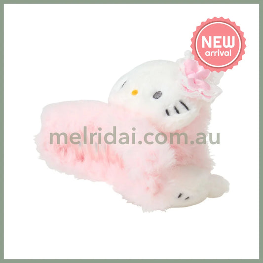 SANRIO | Charmmy Kitty Mascot Hair Claw Clip 120×80×80mm (Fluffy Face)