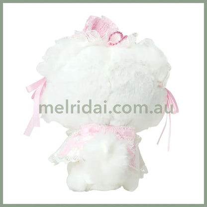 SANRIO | Charmmy Kitty Plush Mascot Holder Keychain Bag Charm 125×80×150mm (White Frill Design)
