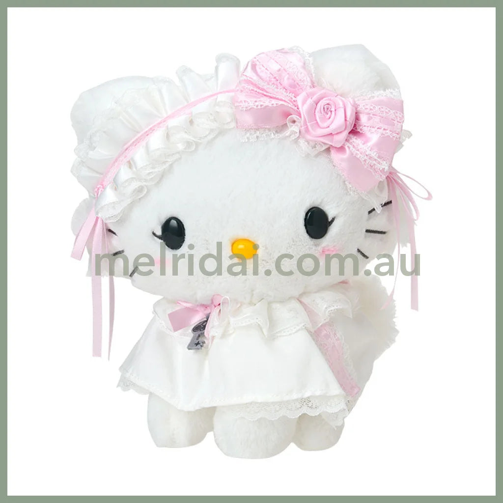 SANRIO | Charmmy Kitty Plush Toy Plush Doll 170×110×180mm (White Frill Design)