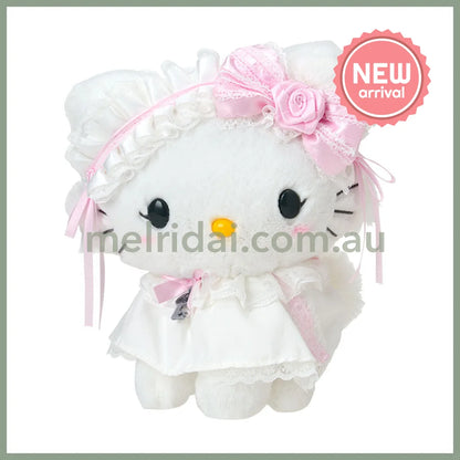 SANRIO | Charmmy Kitty Plush Toy Plush Doll 170×110×180mm (White Frill Design)