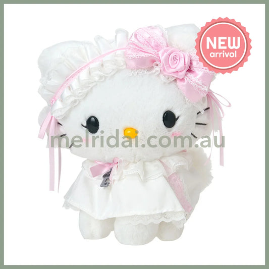 SANRIO | Charmmy Kitty Plush Toy Plush Doll 170×110×180mm (White Frill Design)