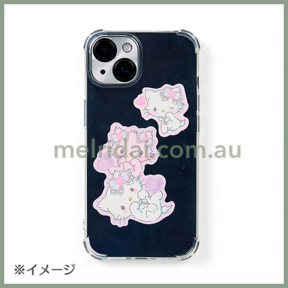 Sanrio | Charmmy Kitty Sticker Set 12×9.5×11Cm (Heisei-Born Character Fluffy Heart)