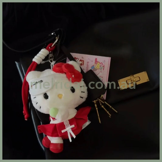 SANRIO CHN | Hello Kitty Mascot Holder Bag Charm Plush Keychain (Tennis)