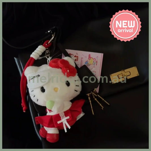 SANRIO CHN | Hello Kitty Mascot Holder Bag Charm Plush Keychain (Tennis)