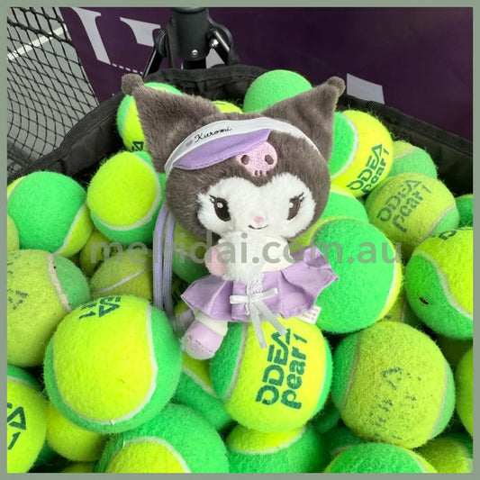 SANRIO CHN | Kuromi Mascot Holder Bag Charm Plush Keychain (Tennis)