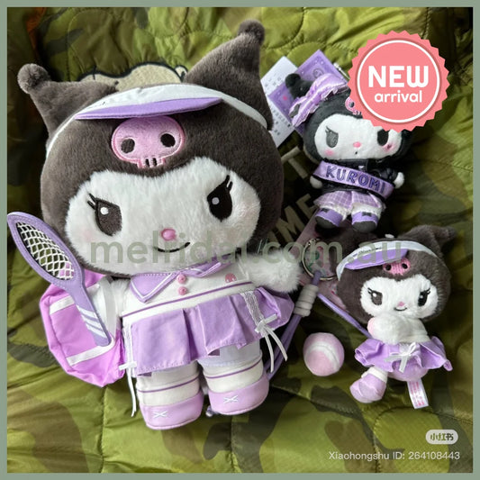 SANRIO CHN | Kuromi Plush Toy Plush Doll (Tennis)