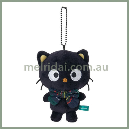 SANRIO | Chococat Mascot Holder Bag Charm Keychain 95×65×110mm (Tartan)