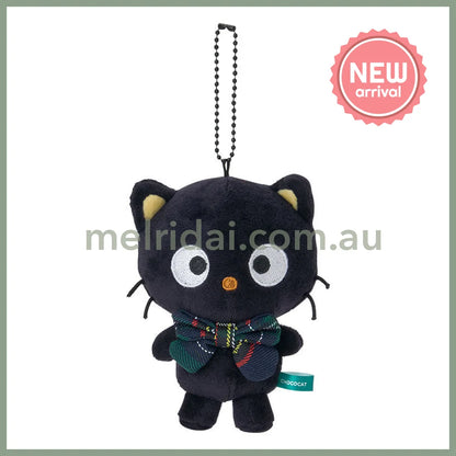 SANRIO | Chococat Mascot Holder Bag Charm Keychain 95×65×110mm (Tartan)