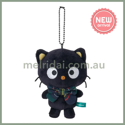 SANRIO | Chococat Mascot Holder Bag Charm Keychain 95×65×110mm (Tartan)