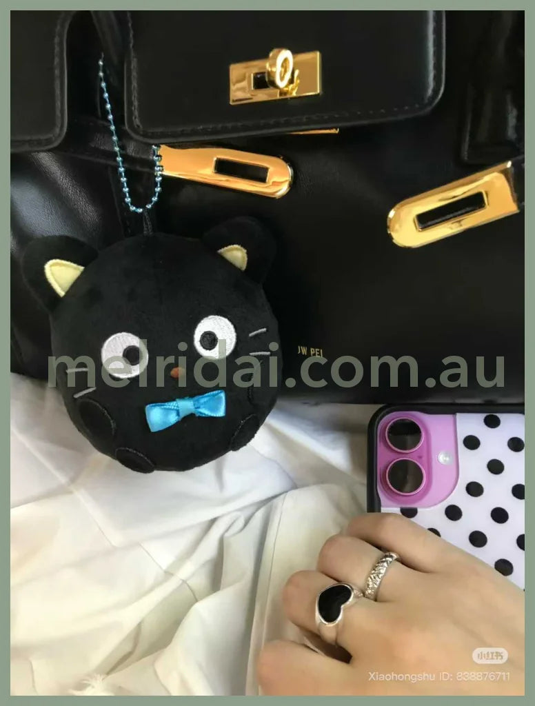 SANRIO | Chococat Plush Keychain Mascot Holder Bag Charm 100×84×88mm (Egg Ball)