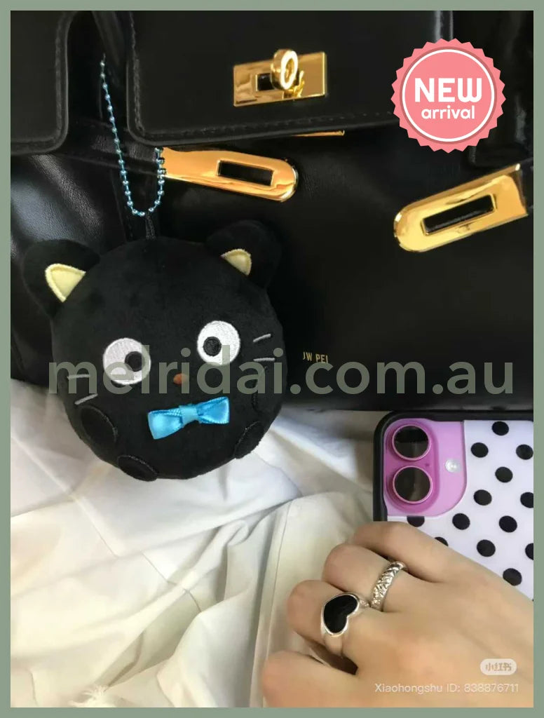 SANRIO | Chococat Plush Keychain Mascot Holder Bag Charm 100×84×88mm (Egg Ball)