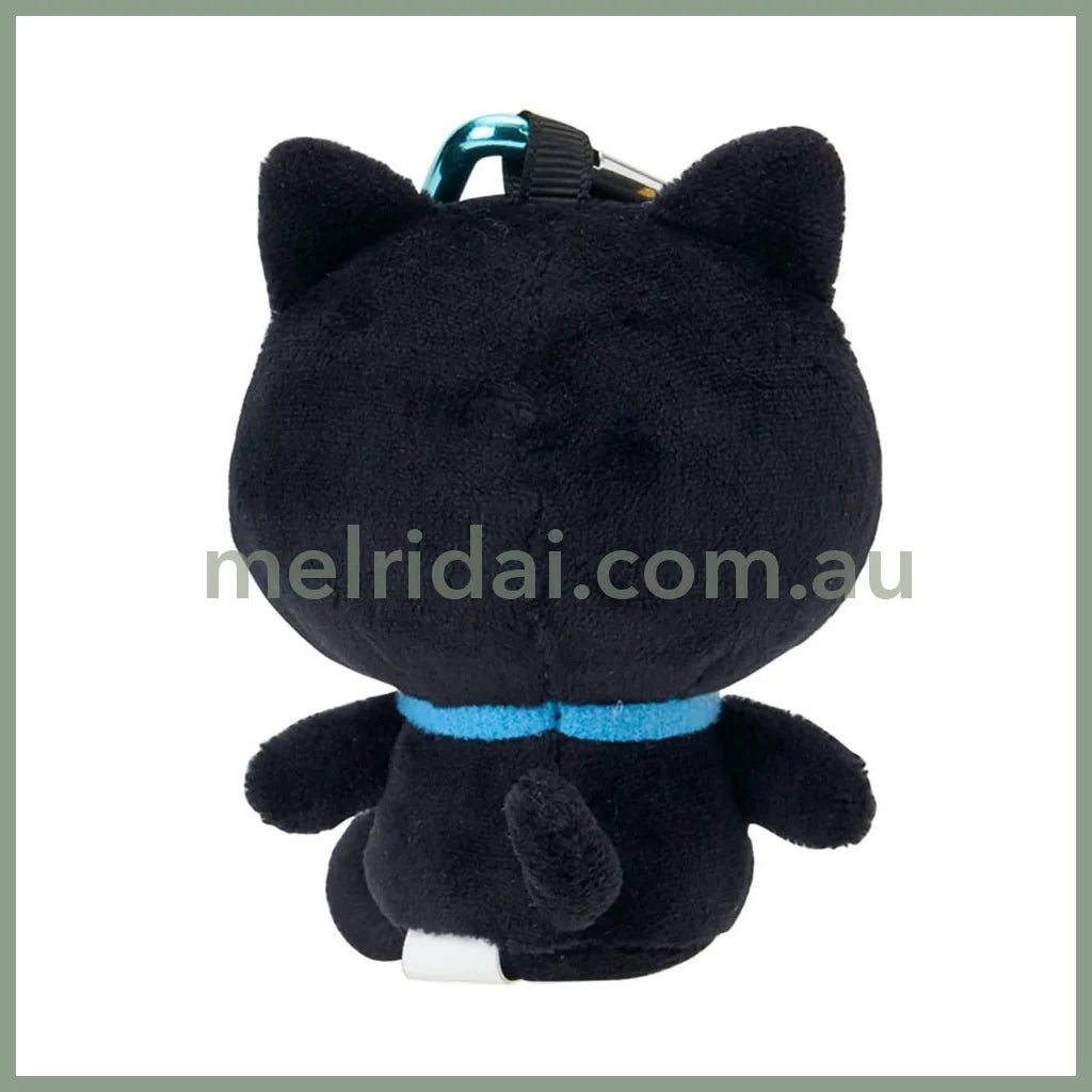 SANRIO | Chococat Plush Mini Mascot Holder with Heart Carabiner Bag Charm 6×4×10cm