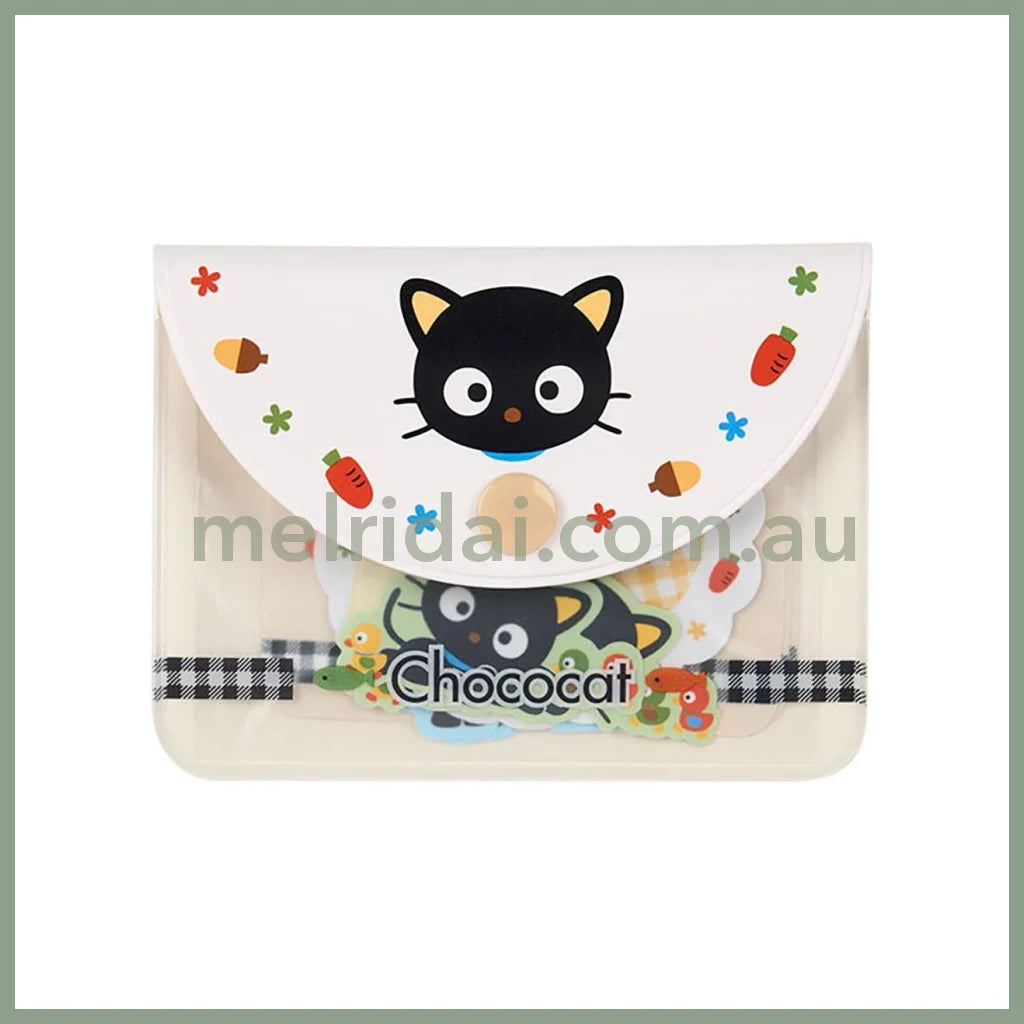 SANRIO | Chococat Sticker & Case Set 10.9 x 8.2 x 1cm (Cat Club)
