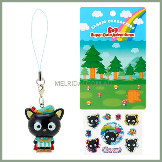 SANRIO | Chococat Strap And Sticker Set 106x90x37mm (Super Cute Adventures My Dream Smartphone)