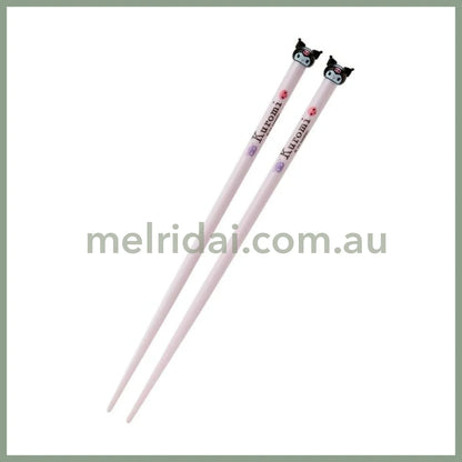 Sanrio | Chopstick (21Cm) 日本三丽鸥 玩偶造型筷子 耐温80度 不可进洗碗机 库洛米Kuromi