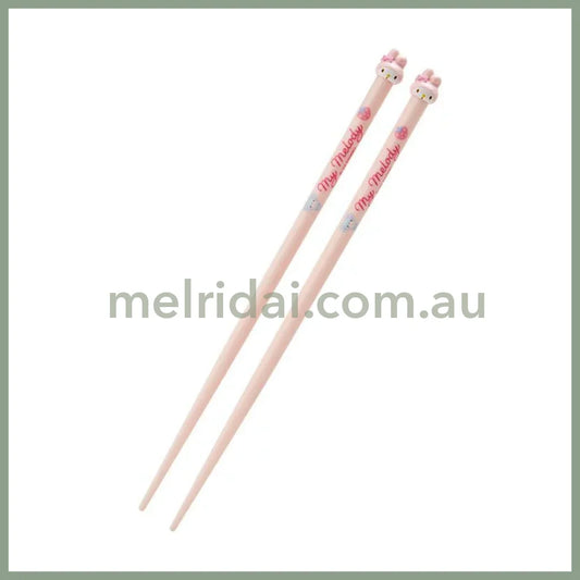 Sanrio | Chopstick (21Cm) 日本三丽鸥 玩偶造型筷子 耐温80度 不可进洗碗机 美乐蒂My Melody