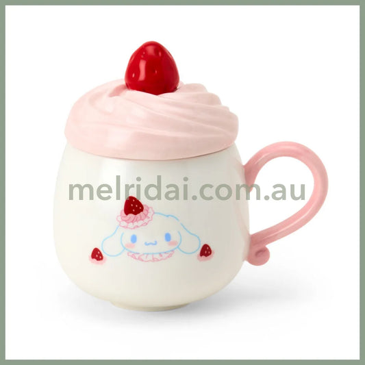 【Pre-order】SANRIO | Cinnamoroll 3D Porcelain Mug 135×90×135mm (Strawberry Shortcake)