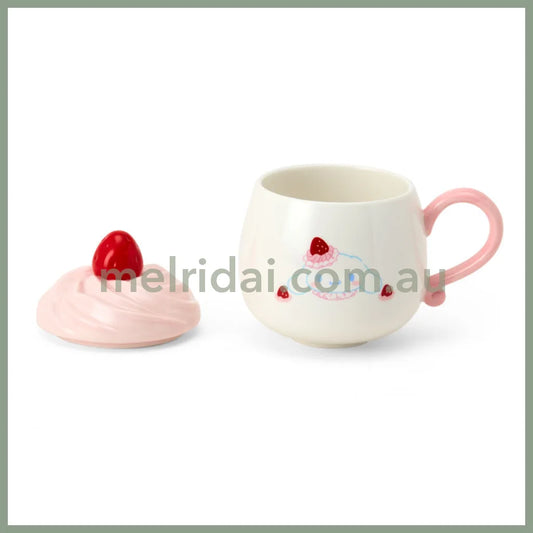 【Pre-order】SANRIO | Cinnamoroll 3D Porcelain Mug 135×90×135mm (Strawberry Shortcake)