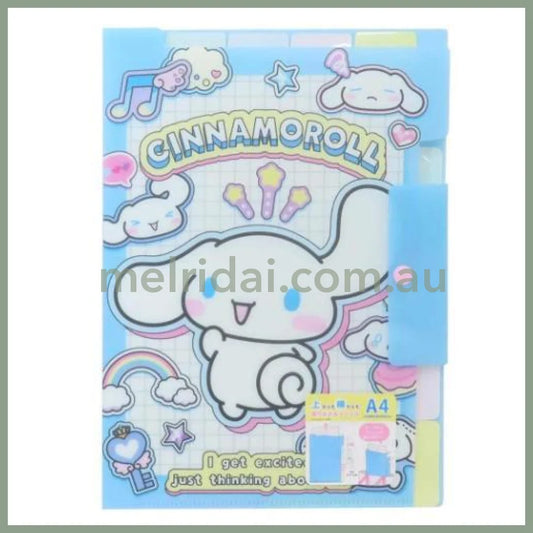 SANRIO | Cinnamoroll A4 Pocket File with Top and Side Access 225 x 315 mm