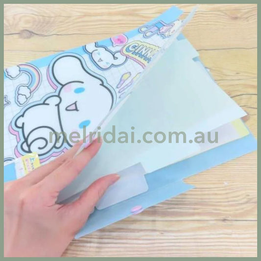 SANRIO | Cinnamoroll A4 Pocket File with Top and Side Access 225 x 315 mm