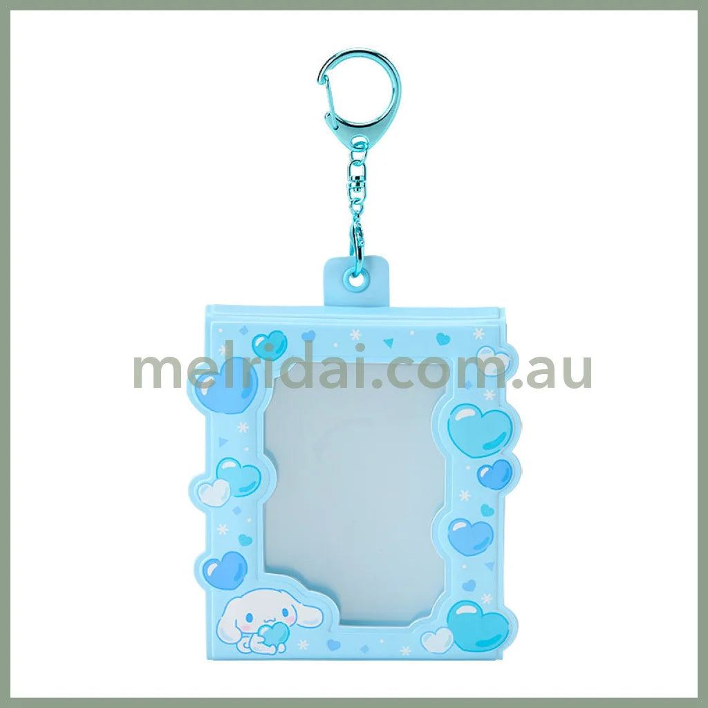 SANRIO | Cinnamoroll Accordion Card Holder Keychain 10×1.3×10.8cm (Enjoy Idol - 8 pockets can store up to 16 cards)