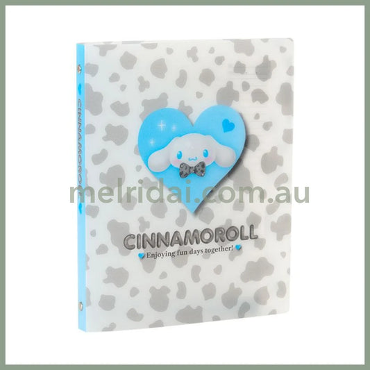 SANRIO | Cinnamoroll B5 26 Hole Binder 220×23×275mm (Monotone Animal)