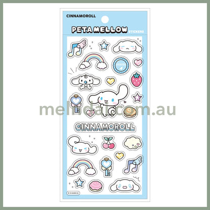 SANRIO | Cinnamoroll Clear Plump 3D Sticker 175×90mm (Peta Mellow)