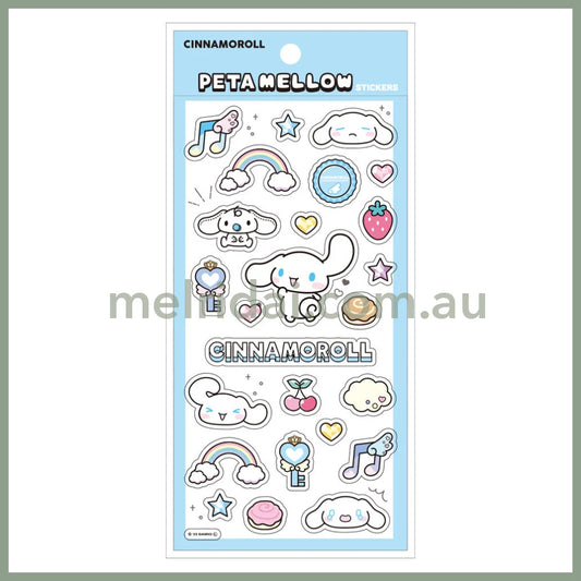 SANRIO | Cinnamoroll Clear Plump 3D Sticker 175×90mm (Peta Mellow)
