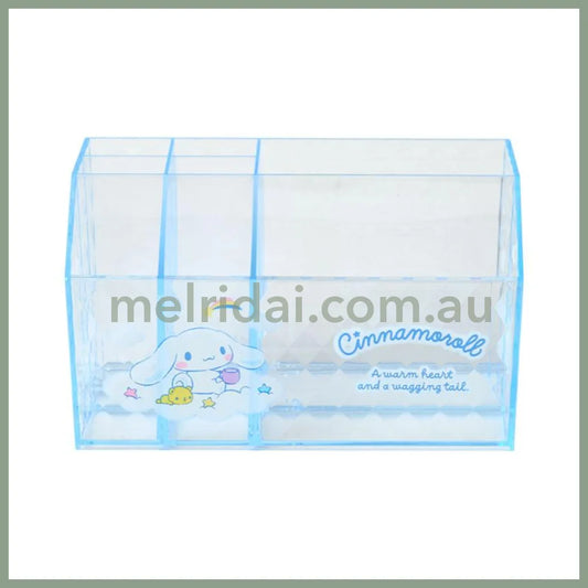 SANRIO | Cinnamoroll Cosmetic Desk Organizer 170×93×100mm (Relaxing)