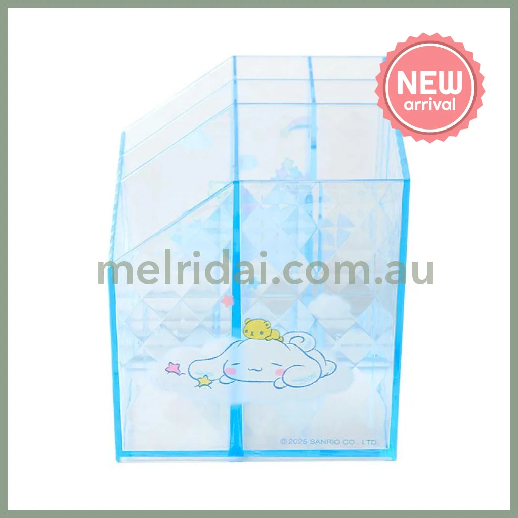 SANRIO | Cinnamoroll Cosmetic Desk Organizer 170×93×100mm (Relaxing)