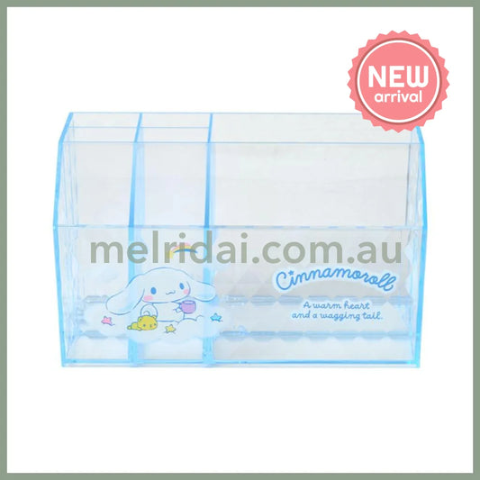 SANRIO | Cinnamoroll Cosmetic Desk Organizer 170×93×100mm (Relaxing)