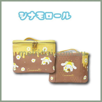 SANRIO | Cinnamoroll Cosmetic Pouch with Mirror 150×200x200mm (Bee)