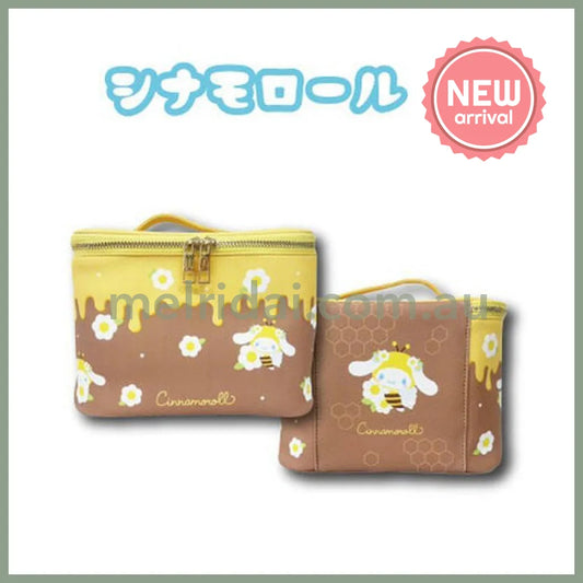 SANRIO | Cinnamoroll Cosmetic Pouch with Mirror 150×200x200mm (Bee)