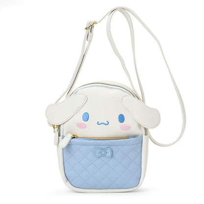 SANRIO | Cinnamoroll Face-Shaped Shoulder Bag PU Leather 175 x 80 x 200mm