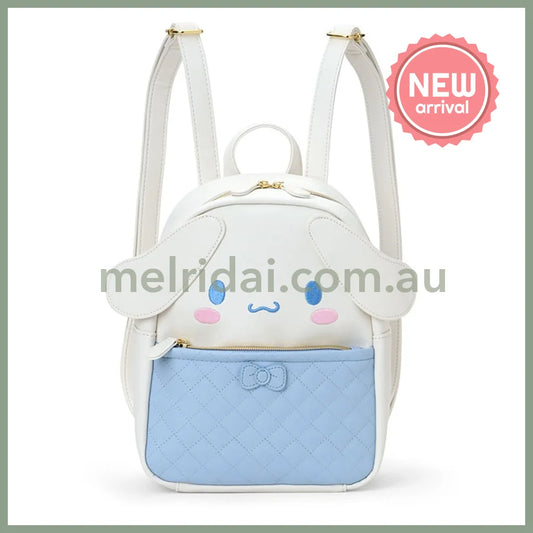 SANRIO | Cinnamoroll Face-Shaped Backpack PU Leather 260 x 220 x 125mm