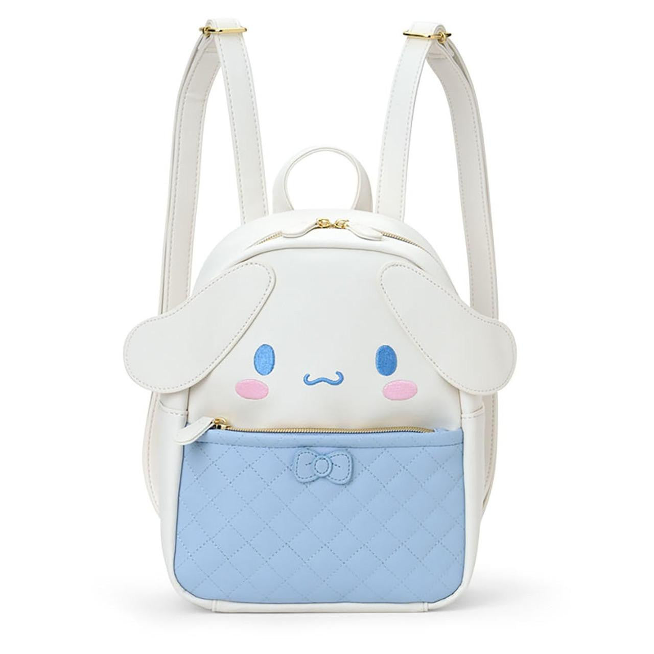 SANRIO | Cinnamoroll Face-Shaped Backpack PU Leather 260 x 220 x 125mm