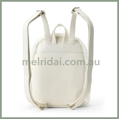 SANRIO | Cinnamoroll Face-Shaped Boa Backpack 32.4 x 31.9 x 16.6cm (Cheek Puni Puni/Plump Cheeks)