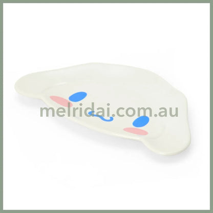 SANRIO | Cinnamoroll Face Shaped Plate Microwave Dishwasher And Dryer Safe 150x127x15mm
