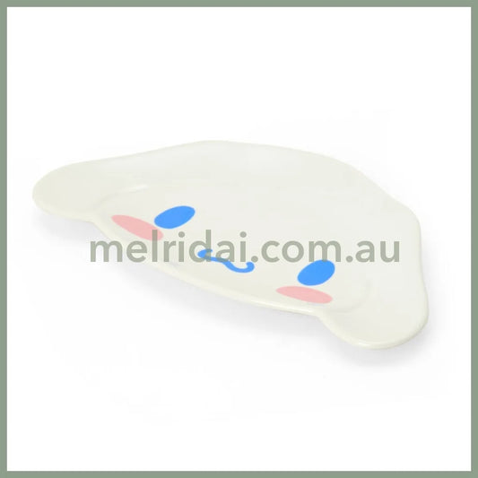 SANRIO | Cinnamoroll Face Shaped Plate Microwave Dishwasher And Dryer Safe 150x127x15mm