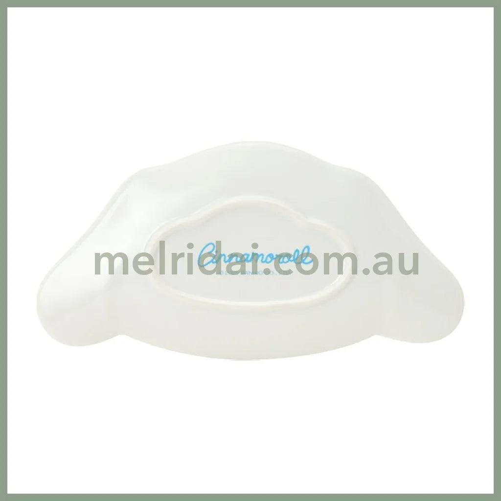 SANRIO | Cinnamoroll Face Shaped Plate Microwave Dishwasher And Dryer Safe 150x127x15mm