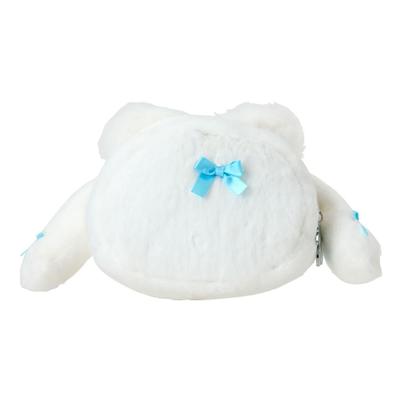 SANRIO | Cinnamoroll Face-shaped Pouch 22.1 x 13.3 x 8.7cm (White Cat Ballerina)