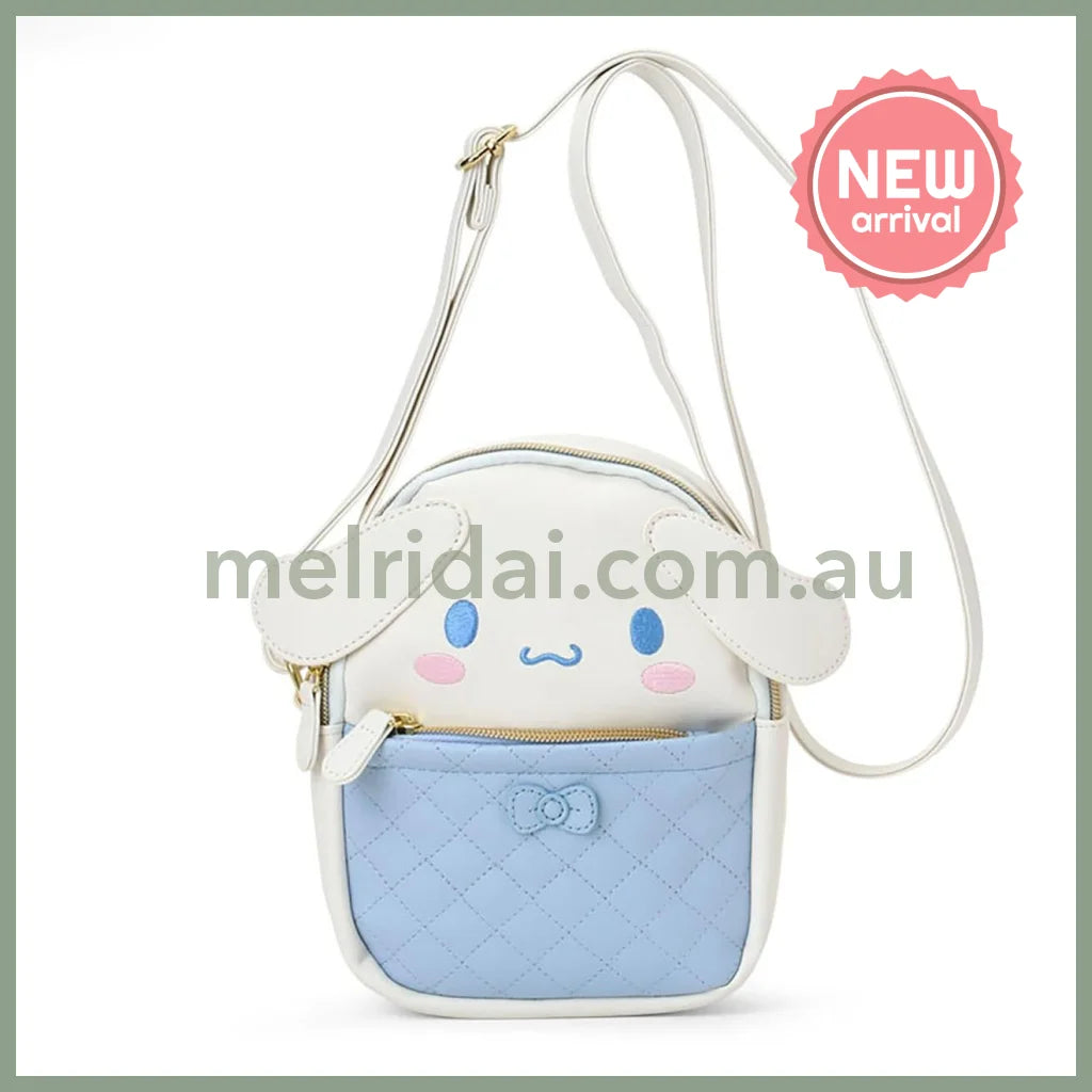 SANRIO | Cinnamoroll Face-Shaped Shoulder Bag PU Leather 175 x 80 x 200mm