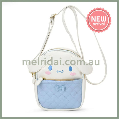 SANRIO | Cinnamoroll Face-Shaped Shoulder Bag PU Leather 175 x 80 x 200mm